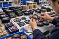 Control de calidad de parches personalizados antes de la producción