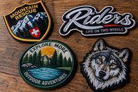 Diferentes diseños de parches bordados personalizados Diferentes diseños de parches bordados personalizados