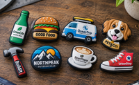 Diferentes formas y diseños de charms de PVC personalizados Diferentes formas y diseños de charms de PVC personalizados
