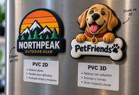 Diferencias entre imanes de PVC personalizados 2D y 3D Diferencias entre imanes de PVC personalizados 2D y 3D