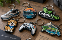 Llaveros de PVC personalizados completamente a medida