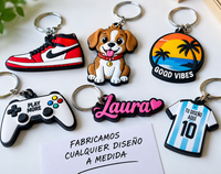 Llaveros de PVC personalizados a medida en diferentes formas y diseños Llaveros de PVC personalizados a medida en diferentes formas y diseños