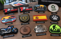 Parches personalizados con diferentes formas, colores y acabados Parches personalizados con diferentes formas, colores y acabados