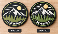 Parches de PVC 2D vs. parches de PVC 3D Parches de PVC 2D vs. parches de PVC 3D