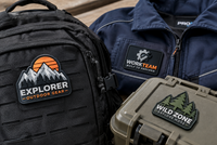 Parches de PVC 3D aplicados en ropa, mochilas y equipamiento Parches de PVC 3D aplicados en ropa, mochilas y equipamiento