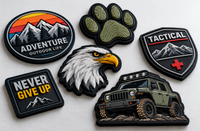 Parches de PVC 3D personalizados con diferentes formas y diseños Parches de PVC 3D personalizados con diferentes formas y diseños