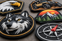 Parches de PVC 3D personalizados con volumen y relieve