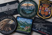 Parches tejidos personalizados con diseños detallados Parches tejidos personalizados con diseños detallados