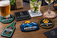 Posavasos de PVC personalizados a medida para empresas y marcas Posavasos de PVC personalizados a medida para empresas y marcas