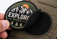 Sistema de velcro para parches personalizados